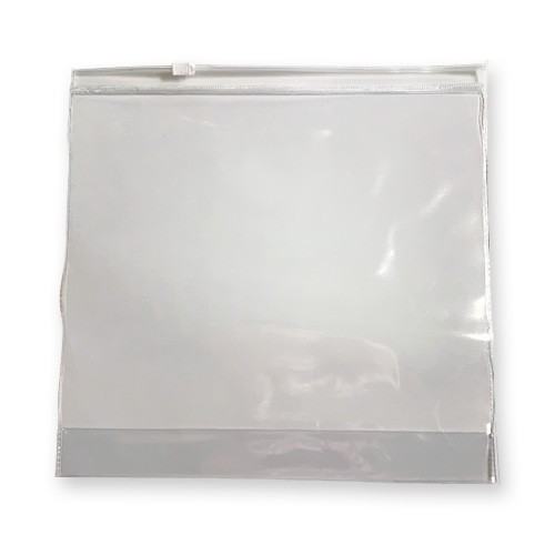 可泰塑胶透明PVC折底拉链袋